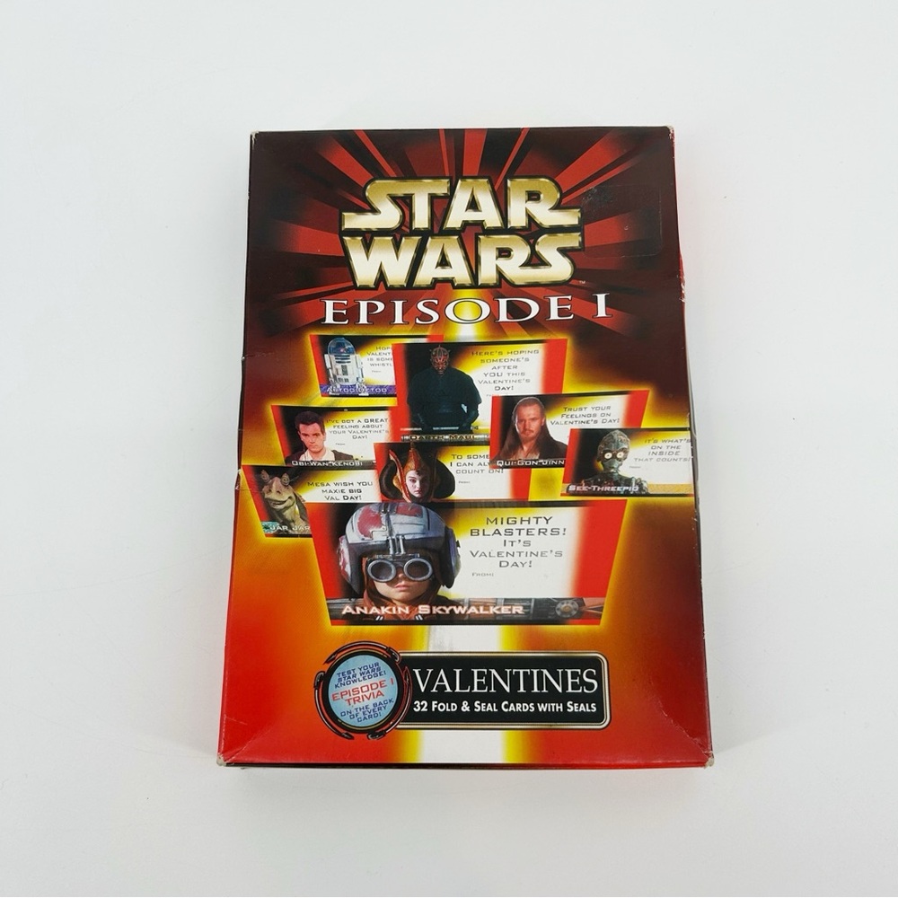 NIB Star Wars Episode I The Phantom Menace Valentines Cards - READ